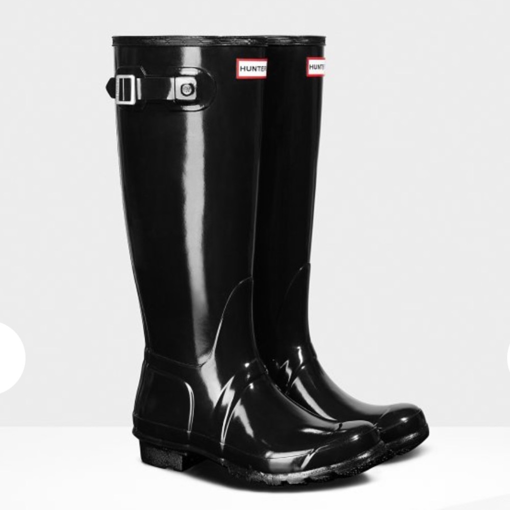 Tall Gloss Hunter Boots